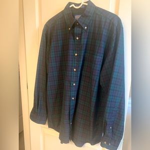 Men’s Pendleton Plaid Wool Shirt Size Lg